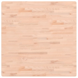 Tablero de mesa cuadrado de madera maciza de haya 90x90x2.5 cm H