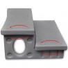 Escalones para bañera de hiromasaje gris 3