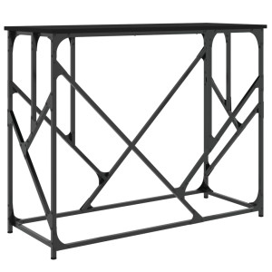 Mesa consola 100x40x80 cm derivados de madeira preto H