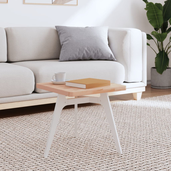 Tablero de mesa cuadrado de madera maciza de haya 40x40x2.5 cm D