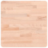 Tablero de mesa cuadrado de madera maciza de haya 40x40x2.5 cm 2
