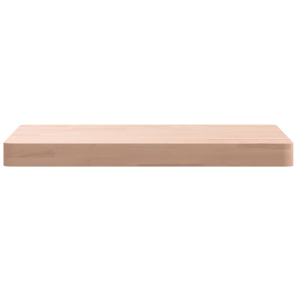 Tablero de mesa cuadrado de madera maciza de haya 50x50x4 cm M 4