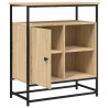 Aparador de madera de ingeniería roble Sonoma 69x35x80 cm 5