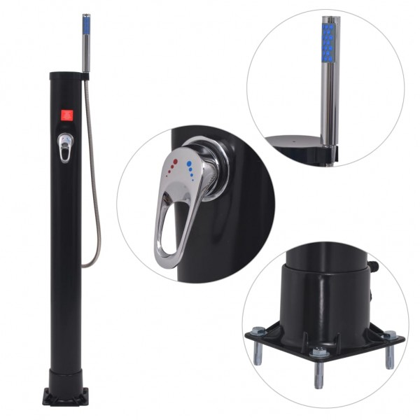 Ducha solar 8 L PVC acero D