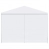 Marquesina de jardín 3x12 m blanca 5
