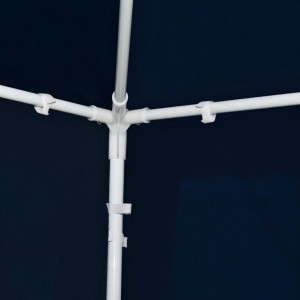 Marquesina de jardín 3x12 m azul H