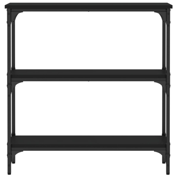 Mesa consola 75x22.5x75 cm derivados de madeira preto M 4