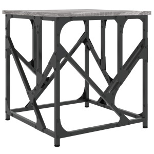 Mesa de centro madera de ingeniería gris Sonoma 45x45x47.5 cm H