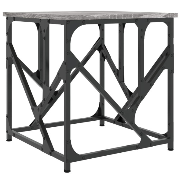 Mesa de centro madera de ingeniería gris Sonoma 45x45x47.5 cm M 2