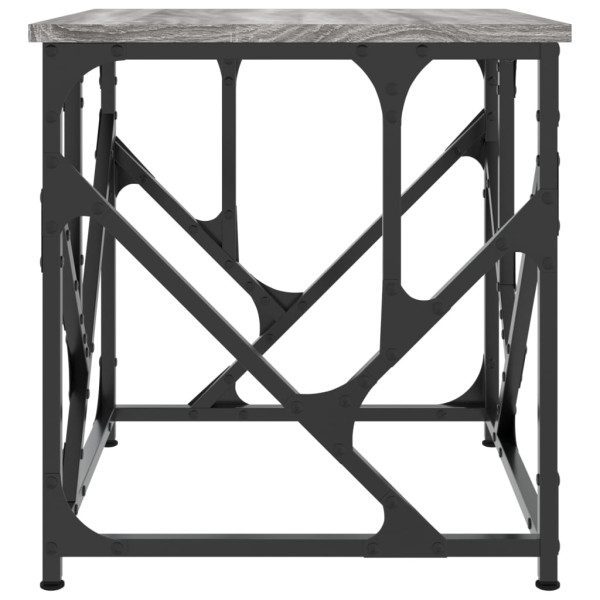 Mesa de centro madera de ingeniería gris Sonoma 45x45x47.5 cm M 5