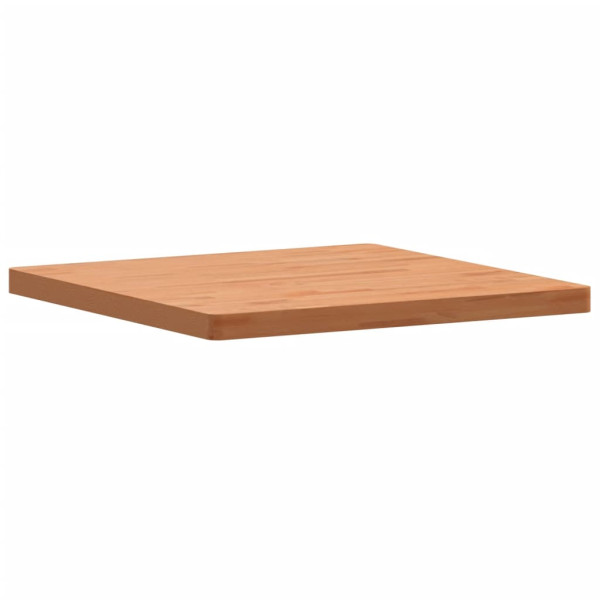 Tablero de mesa cuadrado de madera maciza de haya 70x70x4 cm M 4