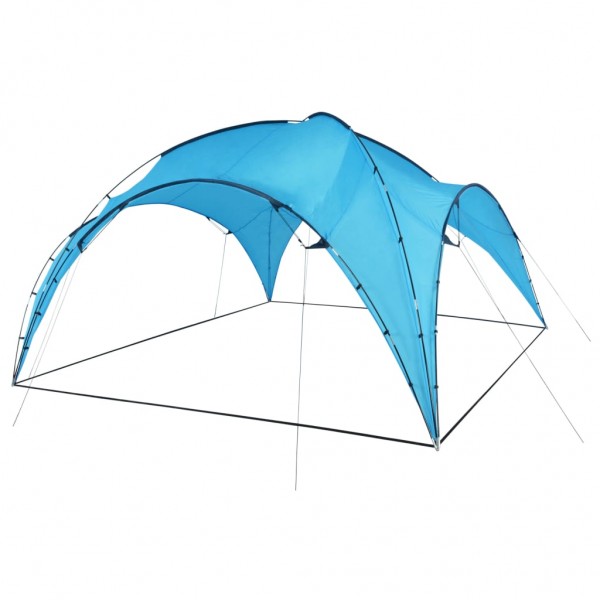 Tenda para festas arqueada 450x450x265 cm azul claro M 2