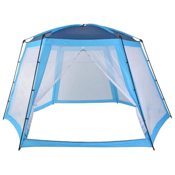 Tenda para piscina 500x433x250 cm tecido azul M 2