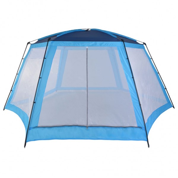 Carpa para piscina de tela azul 660x580x250 cm D