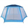 Tenda para piscina 660x580x250 cm tecido azul 1