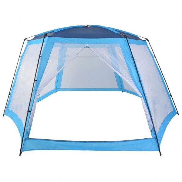 Carpa para piscina de tela azul 660x580x250 cm M 2
