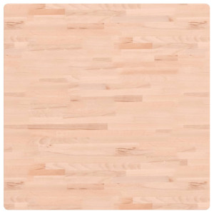 Tablero de mesa cuadrado de madera maciza de haya 90x90x1.5 cm H