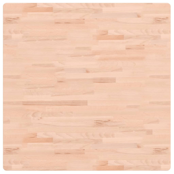 Tabuleiro de mesa quadrado de madeira maciça de abeto 90x90x1.5 cm M 2