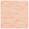 Tablero de mesa cuadrado de madera maciza de haya 90x90x1.5 cm 2