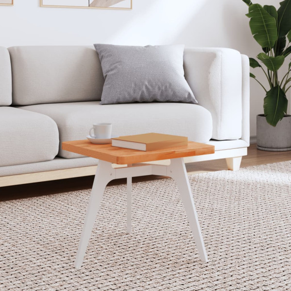 Tablero de mesa cuadrado de madera maciza de haya 40x40x2.5 cm D