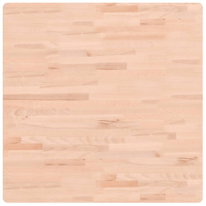 Tampo de mesa quadrado 80x80x2.5 cm madeira de faia maciça H