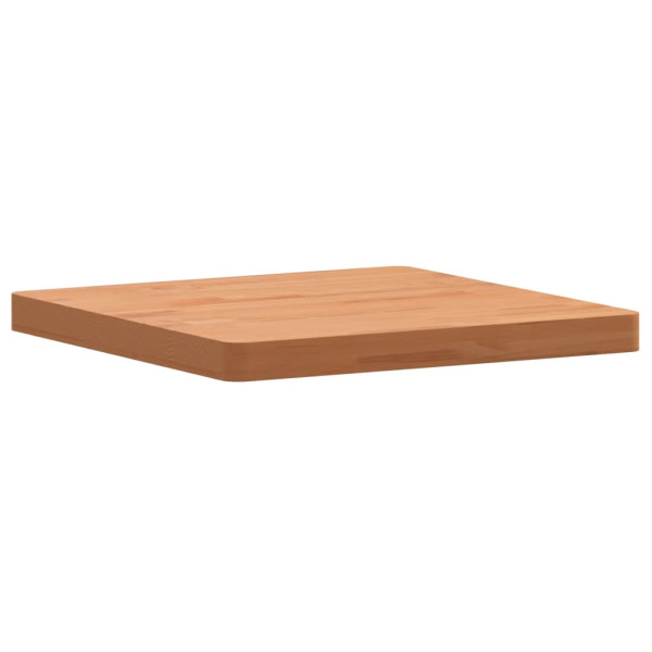 Tablero de mesa cuadrado de madera maciza de haya 50x50x4 cm M 4
