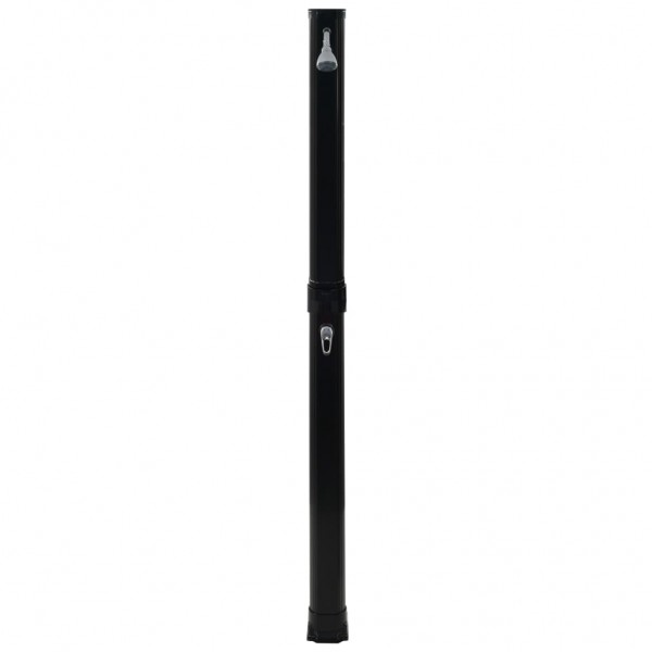 Chuveiro solar dobrável 214 cm 23 L preto M 2