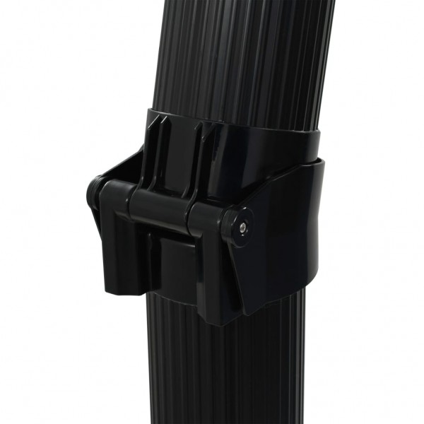 Chuveiro solar dobrável 214 cm 23 L preto M 5