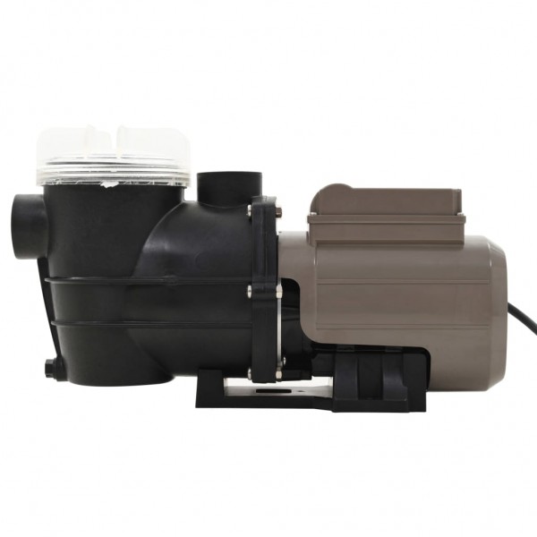 Bomba de piscina con temporizador negra 0.25 HP 8000 L/h M 3