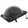 Calentador solar de piscina 75x75x36 cm HDPE aluminio 1