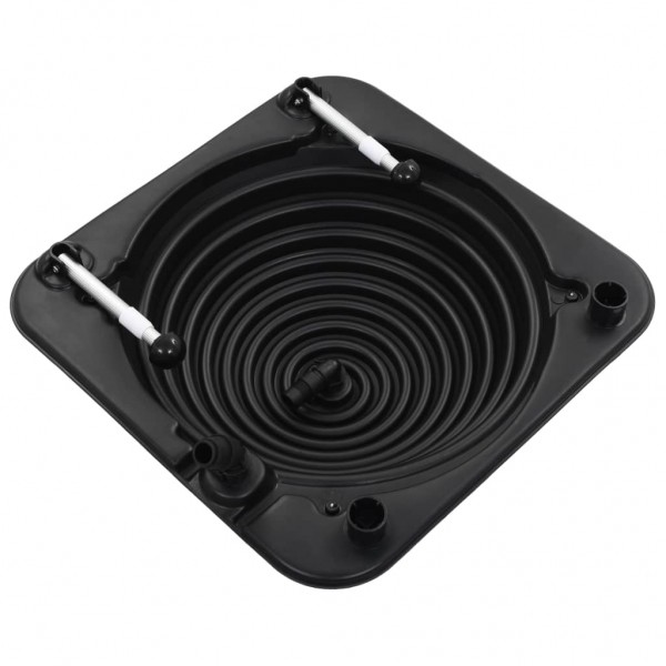 Calentador solar de piscina 75x75x36 cm HDPE aluminio M 3