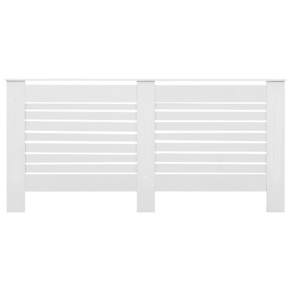 Cubierta para radiador MDF blanco 172x19x81.5 cm M 3