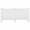 Cubierta para radiador MDF blanco 172x19x81.5 cm 3