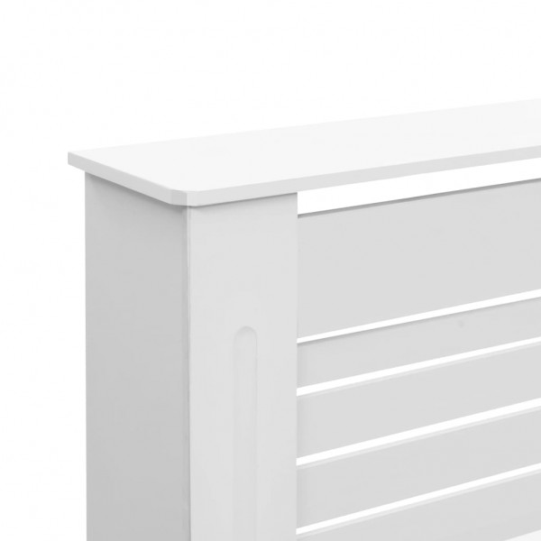 Cobertura de radiador 172x19x81.5 cm MDF branco M 5