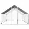 Jaula gallinero de exterior de acero galvanizado 2.75x6x1.92 m 2