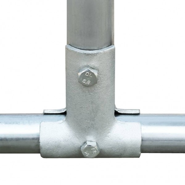 Galinheiro exterior em aço galvanizado 2.75x2x1.92 m M 4