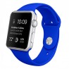 Cintura COOL para Apple Série 1 / 2 / 3 / 4 / 5 / 6 / 7 / 8 / 9 / SE (38 / 40 / 41 mm) Goma Azul 1