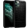Carcaça COOL para iPhone 11 Pro Max couro crocodilo preto 1