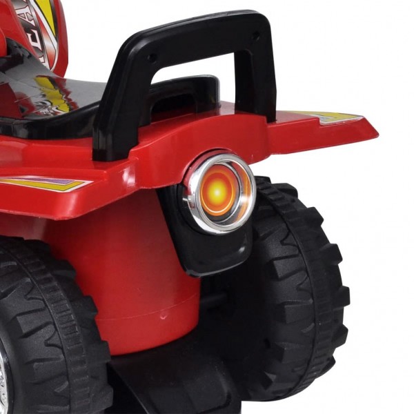 Quad correpasillos infantil con sonidos y luces rojo M 4