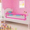 Toddler Barra de segurança para cama 150 x 42 cm rosa 1