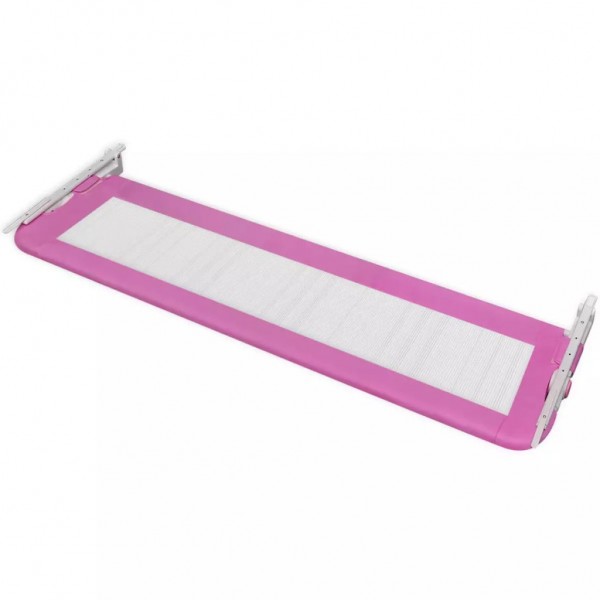 Barandilla de seguridad cama de niño 150x42 cm rosa M 4