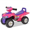 Quad ATV correpasillos infantil con sonidos y luces rosa morado 3