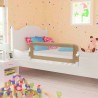 Barra segur. cama infantil 102x42cm poliéster cinza-acastanhado 1