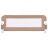 Barra segur. cama infantil 102x42cm poliéster cinza-acastanhado 2