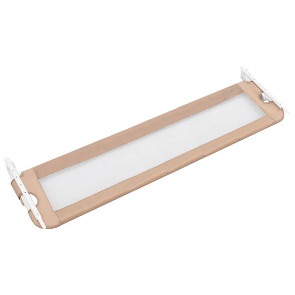 Barandilla de seguridad cama de niño poliéster taupe 150x42 cm M 4