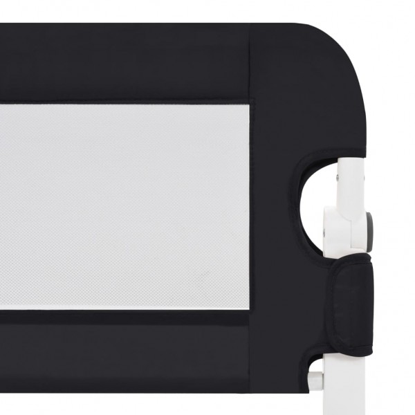 Barandilla de seguridad cama de niño poliéster gris 150x42 cm M 5