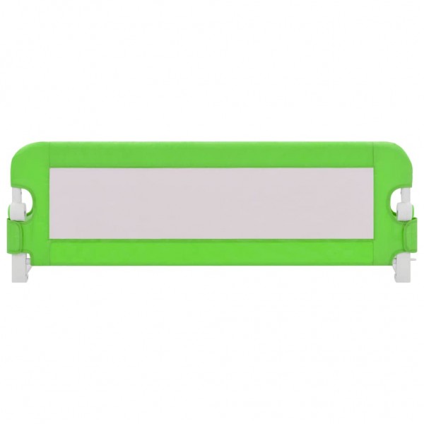 Barandilla de seguridad cama de niño poliéster verde 120x42 cm M 3