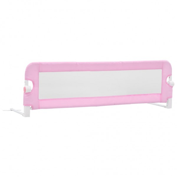 Barra de segurança p/ cama infantil 120x42cm poliéster rosa M 2