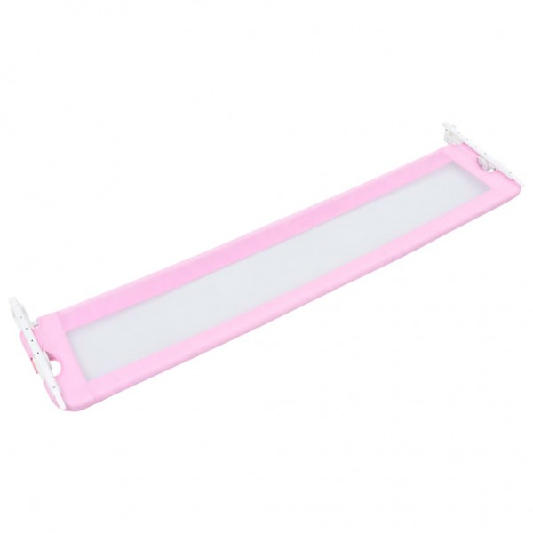 Barra de segurança p/ cama infantil 180x42cm poliéster rosa M 4