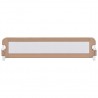 Barra segur. cama infantil 180x42cm poliéster cinza-acastanhado 3